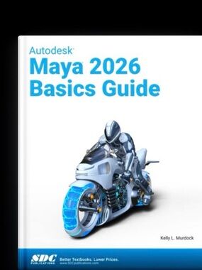 Autodesk Maya 2026 Basics Guide - Blue & White Cover